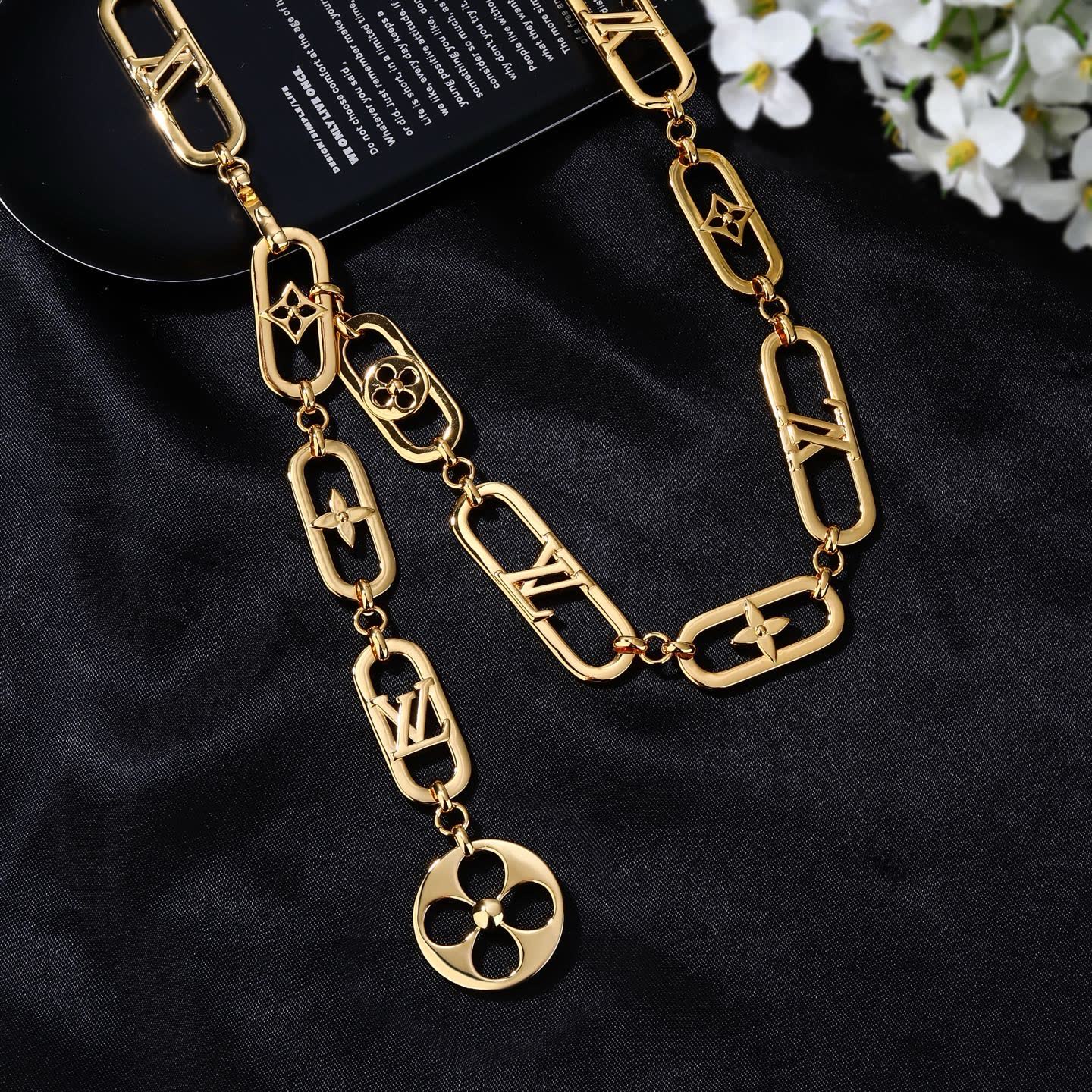 Louis Vuitton Gold Chain Belt